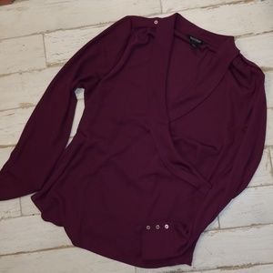 White house black market size 14 sheer blouse